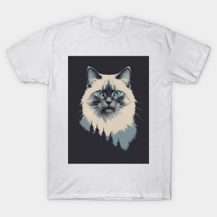 Ragdoll Cat 2 - Japanese Retro Art T-Shirt